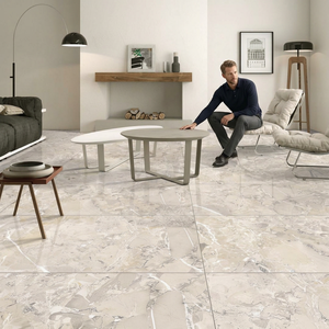 Azulejos de Porcelana Vistaar Venice Crema 600x1200mm, Alto Brillo, Color Blanco Verona, Pulido Carrara, para Piso y Pared - Product Image 6