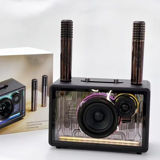 JY-87 with AI Small Degree Intelligent Karaoke Machine Moving Coil Microphone WIFI Speaker Mini Speaker