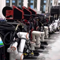 Robot de soudage collaboratif articulé DREAMON Mig Welders FR5, bras 380V, entraînement servo-électrique, IP54/IP66