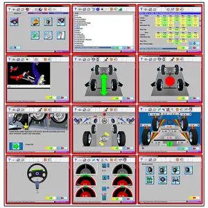 Máquina de alineación de ruedas de alto rendimiento a la venta Un conjunto completo de elevación de automóviles el posicionamiento de las cuatro ruedas de la rueda delantera
