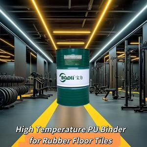 Dalles de caoutchouc de sécurité de haute qualité, granulés EPDM, adhésif liant PU, 20 kg, usage construction, résistant aux UV, pour tapis de sol en caoutchouc de salle de sport - Product Image 2