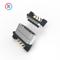 Vente d'usine Connecteur magnétique 4 broches à 90 degrés pour chargeur, connecteur magnétique Pogo Pin