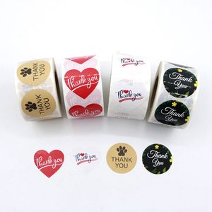 Fai il tuo adesivo di ringraziamento 500 pezzi etichetta per l'imballaggio di fiori per piccole imprese per adesivo personalizzato - Product Image 2
