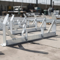 JUXIN Garantie 1,5 an Cadre de rouleau porte-charge pour les industries minières et de la construction, Support de rouleau pour convoyeur à bande