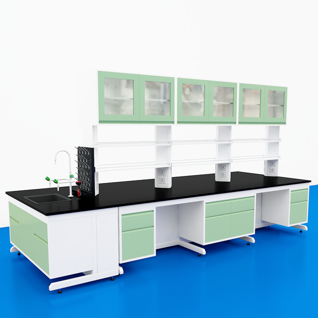 Lab Furniture Prices Work Bench Model Lab Bench Furniture Material for Metal Lab Table Easy Installation with Centrifugal Fan