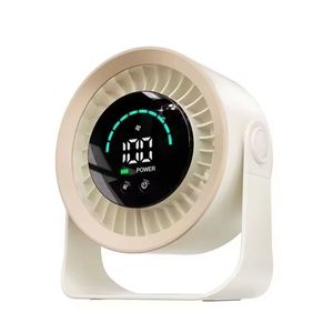 2026 Turbo Mini 100 Level Strong Wind Adjustable Angle Ultra Silent Led Screen Portable Rechargeable Fan for Travel - Product Image 6