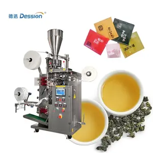easy to operate small sachets tea bag packaging machine with string tea bag manufacturing packing machine