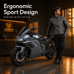 Motocicleta Eléctrica Cybern de 3000W de Alta Velocidad Usada, para Adultos, con Batería de Litio de 72V, Moto Deportiva con Motor de un Solo Lado, Moto Eléctrica de Carreras >80km/h - Product Image 4