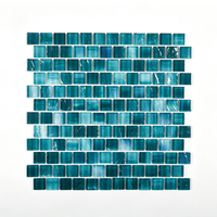 Centurymosaic - Prix de gros - Mosaïque de verre vert pour piscine - Mosaïque pour sol et murs de piscine intérieure et extérieure - Mosaïque pour piscine sur mesure