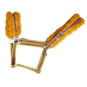 Cabestro para Caballo de Diseño Personalizado, Ligero, con Acolchado de Piel Sintética PP, Herrajes de Hierro, Accesorios Ecuestres Duraderos de Estilo Western - Product Image 1