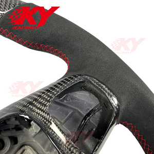 พวงมาลัยหนังคาร์บอนไฟเบอร์สำหรับรถฟอร์ด โฟกัส MK4 ST RS เฟียสต้า เอสเคป ST-Line SE ปี 2019-2025 - Product Image 4