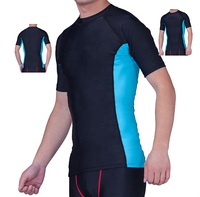 SR Surf UV écran personnalisé impression en silicone logo Rash Vest personnalisé imprimé Rash Guard
