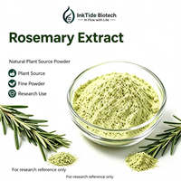 Vente en gros en vrac : Poudre d'extrait de romarin à 5% et 20% d'acide carnosique, matière première botanique naturelle pour additif alimentaire et mélange cosmétique