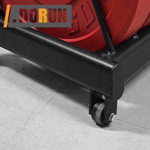 Support de plaque de poids et organisateur de barre Olimpic avec roues de Transport pour la salle de sport à domicile, Version 2022 (400lb) - Product Image 3