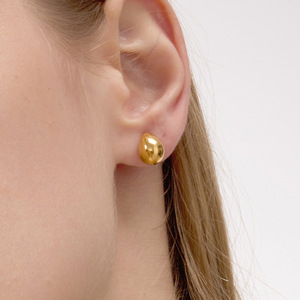 Pendientes de gota de agua de acero inoxidable para mujer, joyería de moda <span class=keywords><strong>E614</strong></span> - Product Image 2