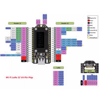 Module Lora Wifi Heltec V4 Lora32 avec 27dBm SX1262 ESP32 GPS pour Meshtastiic 868mhz /915mhz