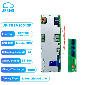 PB1A16S10P Lifepo4 <span class=keywords><strong>BMS</strong></span> สมาร์ท/li-ion/lto อินเวอร์เตอร์การเชื่อม<span class=keywords><strong>ต่อ</strong></span> JK <span class=keywords><strong>BMS</strong></span> 8S 16S 24V 48V 100A 150A 200A ครอบครัวเก็บพลังงาน - Product Image 3