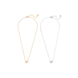 Collar con Colgante de Acuario en Acero Inoxidable 46057 Tono Plata y Oro - Product Image 2