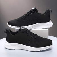 Chaussures de course à lacets pour hommes, personnalisables avec logo, nouvelle collection été, respirantes, en maille, légères, amortissantes et souples