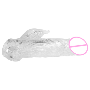 Lingxiao Soft TPE Male Dildo High-Intensity Adult Sex Products Clitoris Simulation Toy Sets for Male and Female Use - Product Image 3