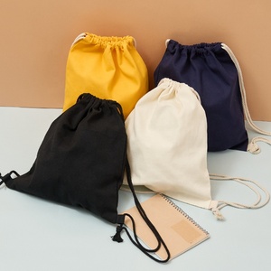 Sac fourre-tout décontracté en toile premium durable, fermeture ouverte, motif dessin animé, unisexe, pour l'école et le sport, conception personnalisée avec cordon de serrage, plusieurs couleurs - Product Image 3