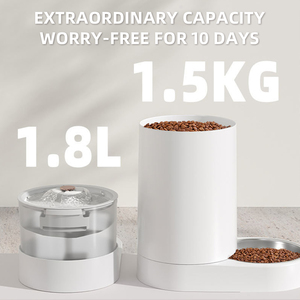 Comedero Inteligente <span class=keywords><strong>para</strong></span> Perros, de Plástico Ecológico, <span class=keywords><strong>con</strong></span> Separación de Agua y Comida, Integración de Agua y Granos, Alimentador Automático - Product Image 5