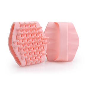 Brosse à shampooing en silicone pour massage du cuir chevelu, nettoyage des cheveux, élimination des pellicules, brosse de lavage, masseur de bain pour adultes et enfants - Product Image 3