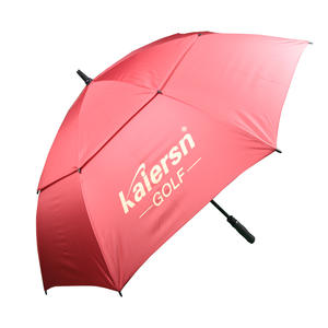 Paraguas de Golf Automático Passen de 30 Pulgadas, Doble Capa, 8 Varillas Reforzadas Resistentes al Viento, Diseño Recto, Rojo/Azul/Negro NC - Product Image 2