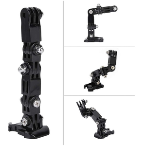 Support de fixation réglable à 4 axes pour <span class=keywords><strong>GoPro</strong></span> Hero 13/12/11/10/9/<span class=keywords><strong>8</strong></span> – Bras d'extension multi-angles pour caméra d'action sur casque - Product Image 1