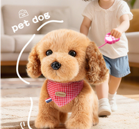 Peluche OEM DeepSeek Smart Westie, jouet pour chien avec laisse, compatible ChatGPT, mouvements interactifs