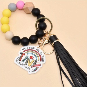 ของขวัญวัน<span class=keywords><strong>ครู</strong></span>สายรัดข้อมือซิลิโคนลูกปัดพวงกุญแจสายรัดข้อมือน่ารักแฟชั่นของขวัญบัณฑิตสำหรับ<span class=keywords><strong>ครู</strong></span>ความกตัญญู - Product Image 3