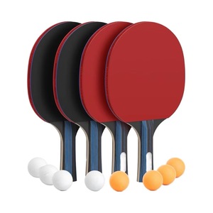 Chuyên nghiệp Durable 5-Layer Poplar gỗ bóng bàn lưỡi Set với cao su & Balls lưu trữ trường hợp cho trong nhà/ngoài trời sử dụng - Product Image 1