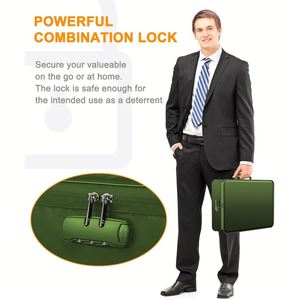 OEM Waterproof Fireproof Silica Gel <b>Document</b> Organizer Handle Portable File Bag Important <b>Documents</b> Filing <b>Storage</b> <b>Box</b> 7 - Product Image 5