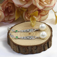 FEIRUN 10-11mm edison baroque 3 couleurs naturel perle d'eau douce lustre clou boucle d'oreille