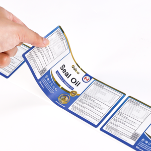 Etiquetas de Vinilo Personalizadas de Fábrica para Nutracéuticos, Resistentes a los Rayos UV, Impermeables, Resistentes al Aceite, Grado Alimenticio, Certificación ISO 9001, Guangdong - Product Image 4
