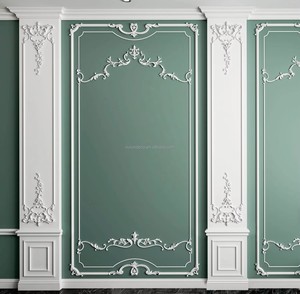 Moldura de Techo Minimalista OC-3103 de PU con Borde Arqueado Multicapa, Borde Superior Arqueado Pequeño y Planos Graduales Multicapa - Product Image 6