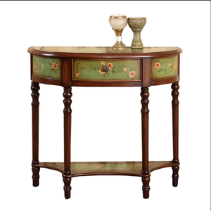 Mesa <span class=keywords><strong>Consola</strong></span> Antigua China de Madera Pintada a Mano <span class=keywords><strong>con</strong></span> <span class=keywords><strong>Cajones</strong></span> - Product Image 1