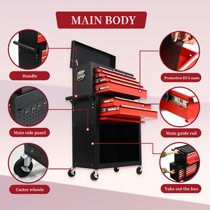 Oem Cán công cụ tủ với không thấm nước có thể tháo rời Top ngực và ngăn kéo cho nhà để xe hoặc hội thảo lưu trữ - Product Image 3