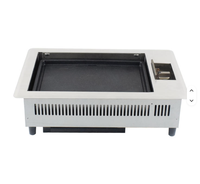Barbecue coréen infrarouge commercial de table pour intérieur, au gaz naturel et au GPL, pour restaurants