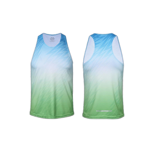 Camiseta Deportiva Reflectante Sublimada Personalizada para Hombre, de Secado Rápido, para Maratón, Transpirable, para Correr en Verano - Product Image 4