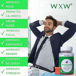 Gummies à l'ashwagandha de qualité supérieure, complément végétalien pour soulager le stress, soutenir l'humeur et réduire l'anxiété, bonbons gélifiés - Product Image 6