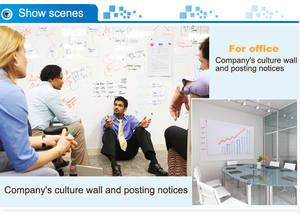 Magnetische Whiteboard-PET-Folie, Beschreibbar, Trocken Abwischbar, Selbstklebend - Product Image 5