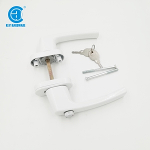 Maniglie per Porte in Alluminio Verniciato a Polvere Bianco di Alta Qualità, Design Moderno, Maniglie per Finestre e Porte UPVC <span class=keywords><strong>con</strong></span> Serrature - Product Image 6