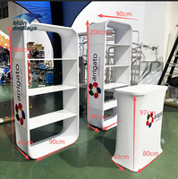Présentoir Portable Pliable Léger et Facile à Assembler pour Salons Professionnels, Expositions, Stands Promotionnels et Salles d'Échantillons (Vente en Gros)