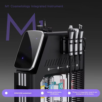 Máquina de Belleza para el Cuidado Diario de la Piel, Reafirmante, Limpieza Facial Profunda, Instrumento Multifuncional de Inyección de Oxígeno con Microburbujas