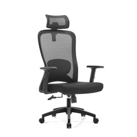 Chaise de bureau ergonomique haut de gamme en maille, chaise de bureau pivotante de direction