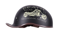 Casque de moto pour homme, personnalité, batterie de moto, voiture, casque demi-tête rétro, casque universel