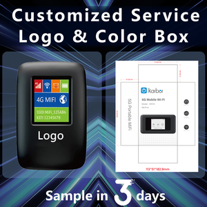 Karbor MF837Z 4G LTE WiFi-router met <span class=keywords><strong>SIM</strong></span>-kaartsleuf, eSIM, 3000mAh batterij, draadloze wifi-router - Product Image 4