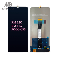Écran LCD à écran tactile de 6.71 pouces de haute qualité pour Xiaomi Redmi 12C Poco C55 Garantie 1 an