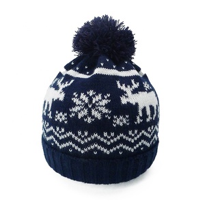 <span class=keywords><strong>Bonnet</strong></span> en tricot doublé polaire avec motif jacquard lettres, <span class=keywords><strong>pompon</strong></span>, épais et chaud pour l'hiver, idéal pour le sport, bonnets personnalisés rouges pour équipes sportives - Product Image 4